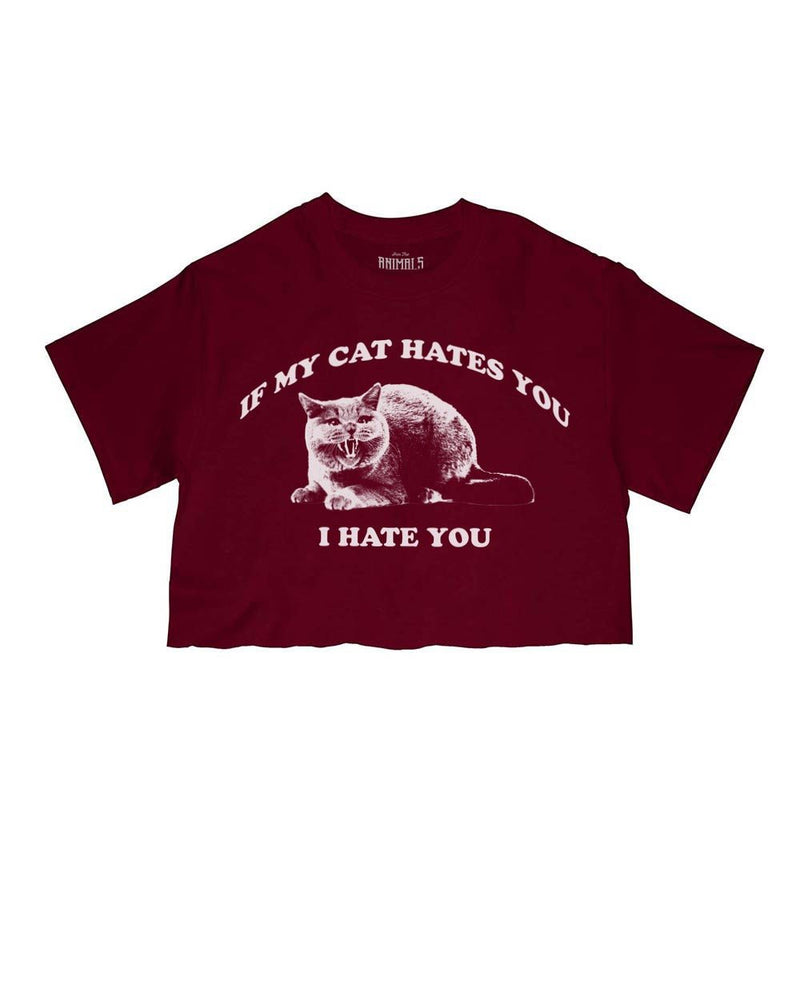 Load image into Gallery viewer, Women&#39;s | If My Cat Hates You | Cut Tee - Arm The Animals Clothing LLC
