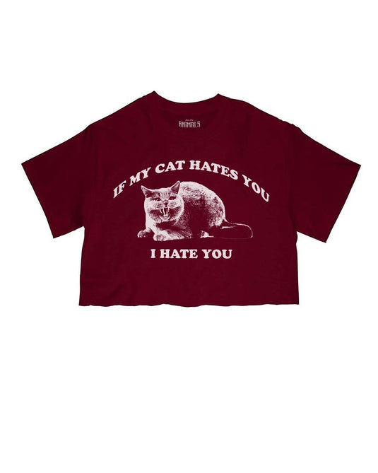 Women's | If My Cat Hates You | Cut Tee - Arm The Animals Clothing LLC