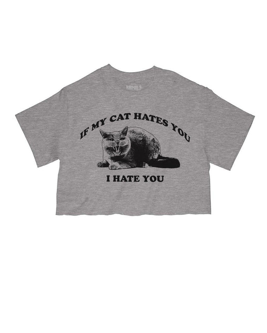 Women's | If My Cat Hates You | Cut Tee - Arm The Animals Clothing LLC
