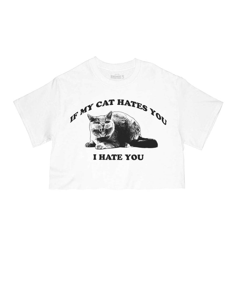 Load image into Gallery viewer, Women&#39;s | If My Cat Hates You | Cut Tee - Arm The Animals Clothing LLC
