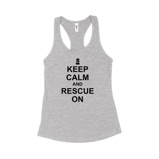 Women's | Keep Calm | Tank Top - Arm The Animals Clothing Co.