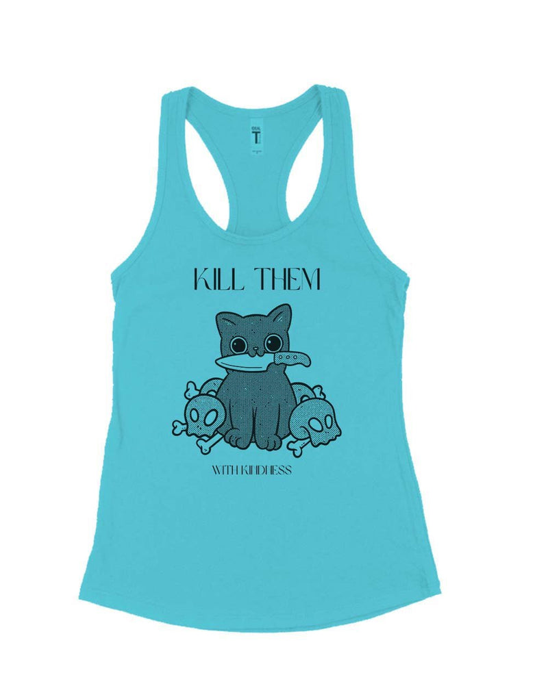 Load image into Gallery viewer, Women&#39;s | Kill Them, With Kindness | Ideal Tank Top - Arm The Animals Clothing Co.
