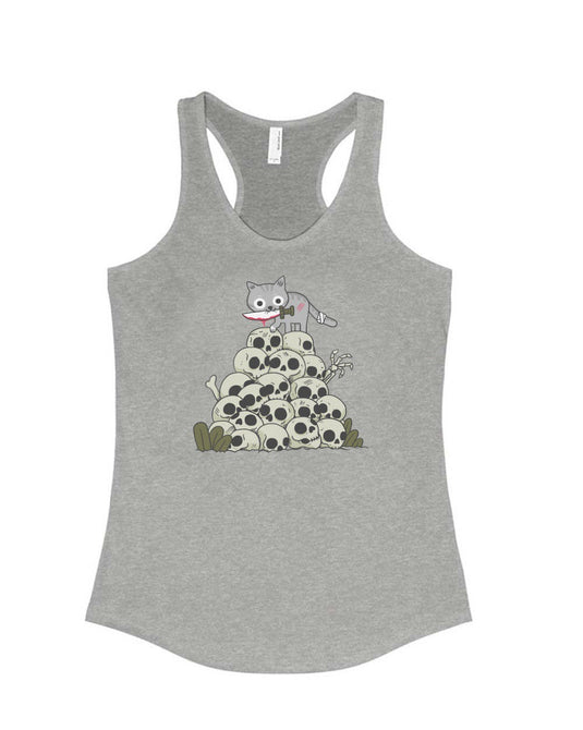 Women's | Killer Cat | Tank Top - Arm The Animals Clothing Co.