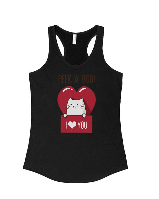 Women's | Kitty Kissing Booth | Tank Top - Arm The Animals Clothing LLC