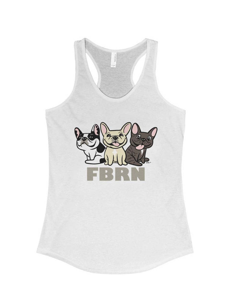 Load image into Gallery viewer, Women&#39;s | Lili&#39;s Frenchies | Tank Top - Arm The Animals Clothing Co.
