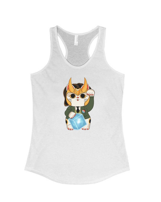Women's | Loki Cat | Tank Top - Arm The Animals Clothing Co.