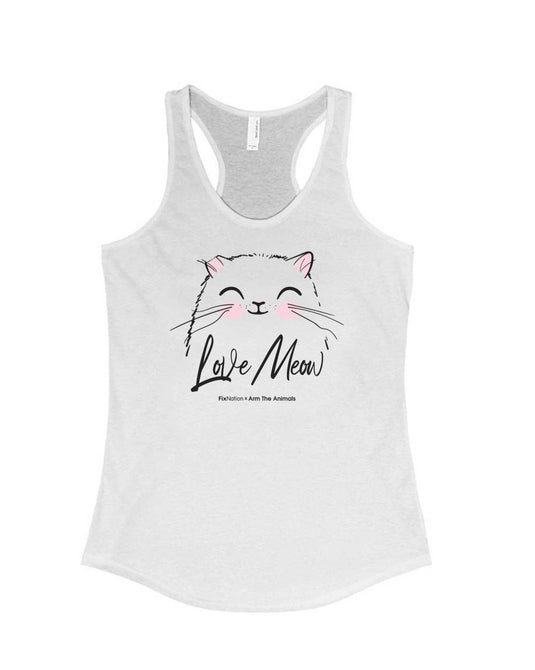 Women s Love Meow Tank Top