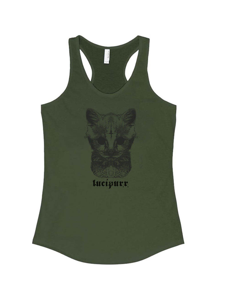 Load image into Gallery viewer, Women&#39;s | Lucipurr | Ideal Tank Top - Arm The Animals Clothing Co.
