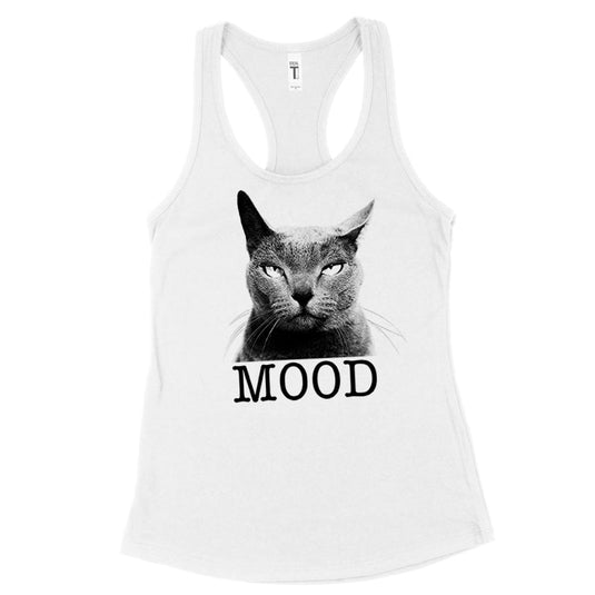 Women's | Mood Annoyed Cat | Ideal Tank Top - Arm The Animals Clothing Co.