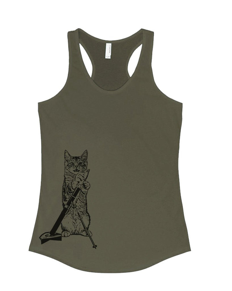 Load image into Gallery viewer, Women&#39;s | Mortar Meow | Ideal Tank Top - Arm The Animals Clothing Co.
