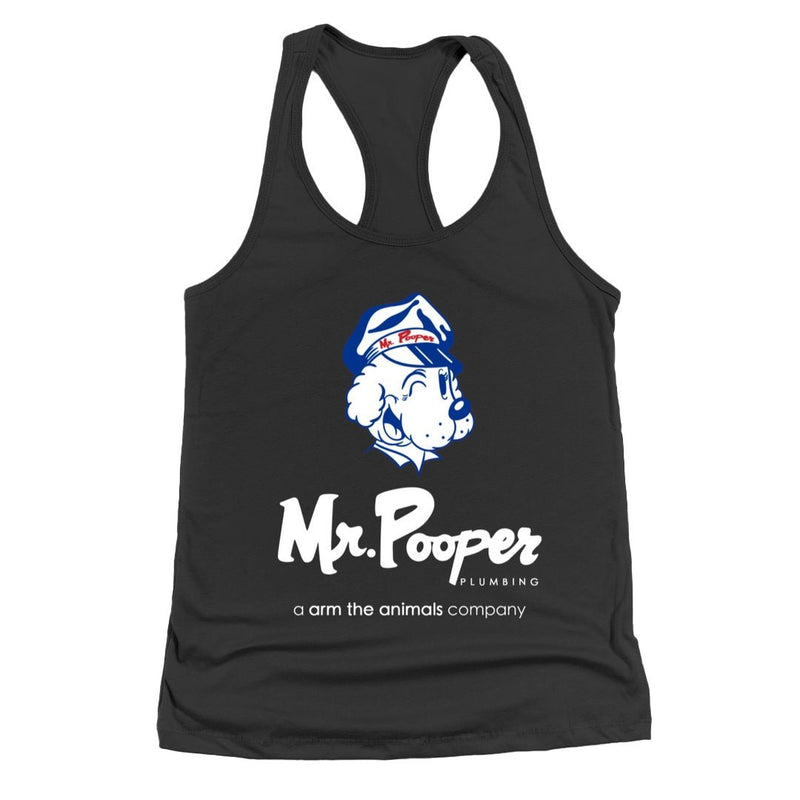 Load image into Gallery viewer, Women’s | Mr Pooper Plumbing (Dog) | Ideal Tank Top - Arm The Animals Clothing LLC
