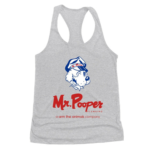 Women’s | Mr Pooper Plumbing (Dog) | Ideal Tank Top - Arm The Animals Clothing LLC