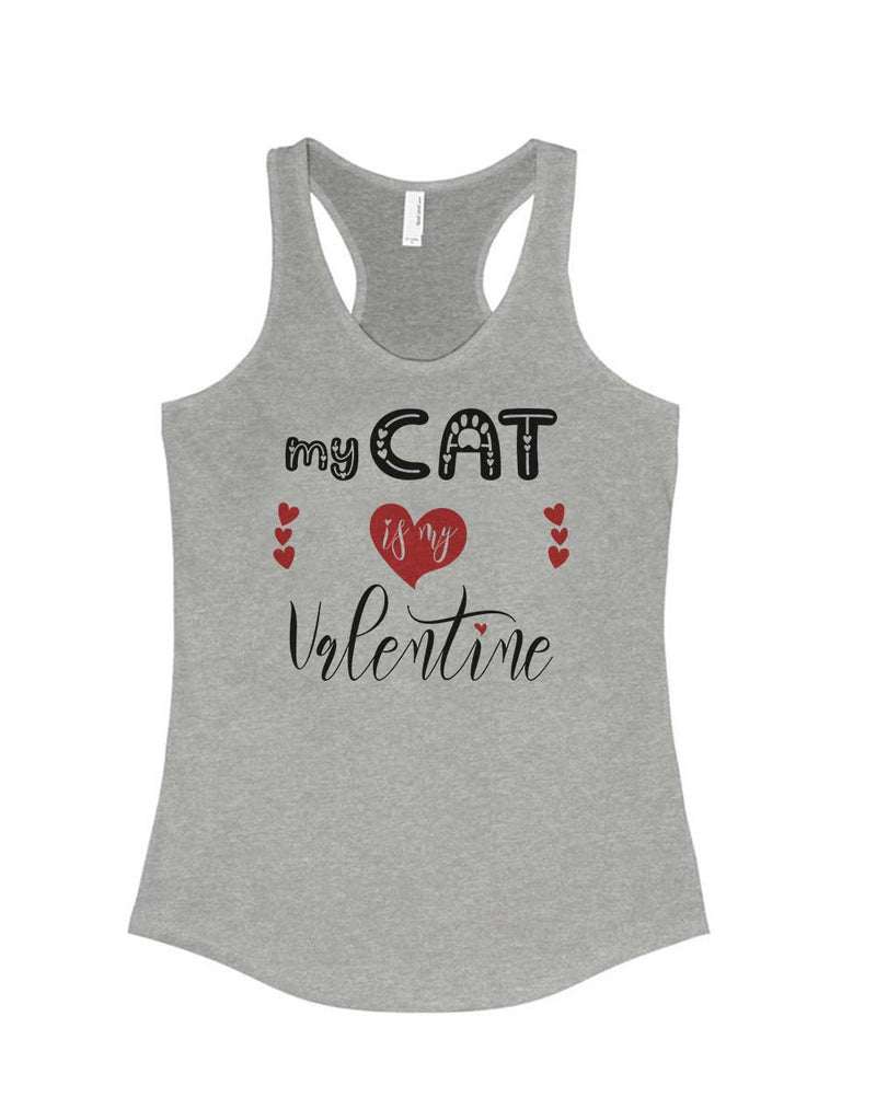 Load image into Gallery viewer, Women&#39;s | My Cat is my Valentine | Ideal Tank Top - Arm The Animals Clothing Co.
