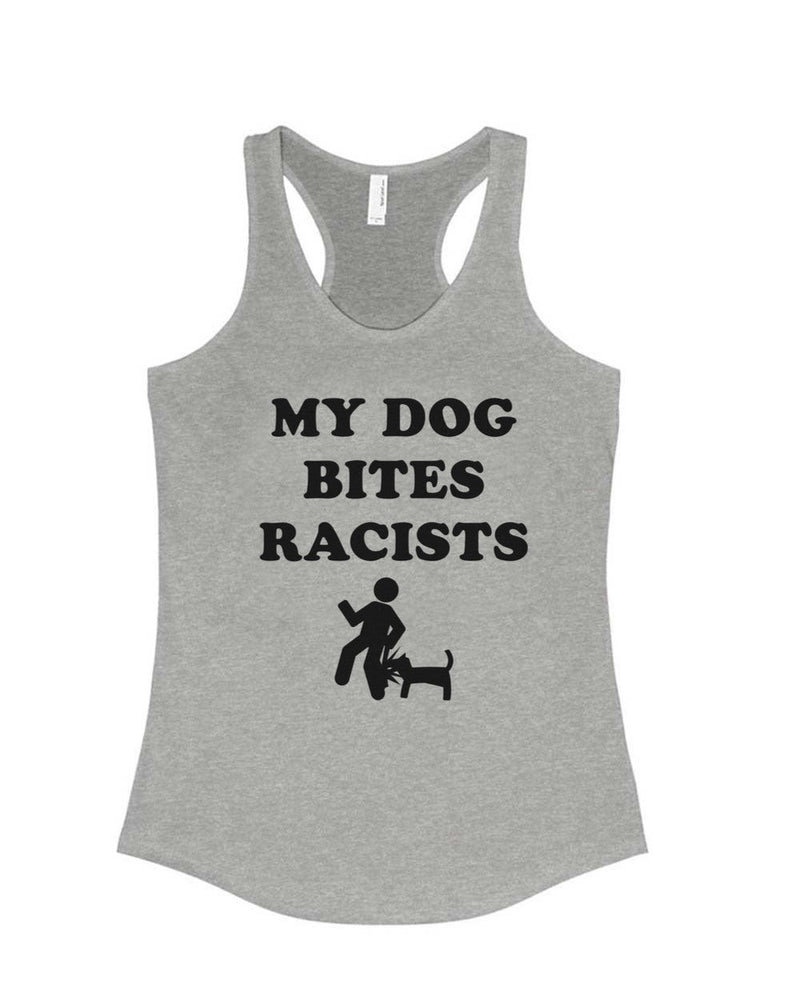 Load image into Gallery viewer, Women&#39;s | My Dog Bites Racists | Ideal Tank Top - Arm The Animals Clothing Co.
