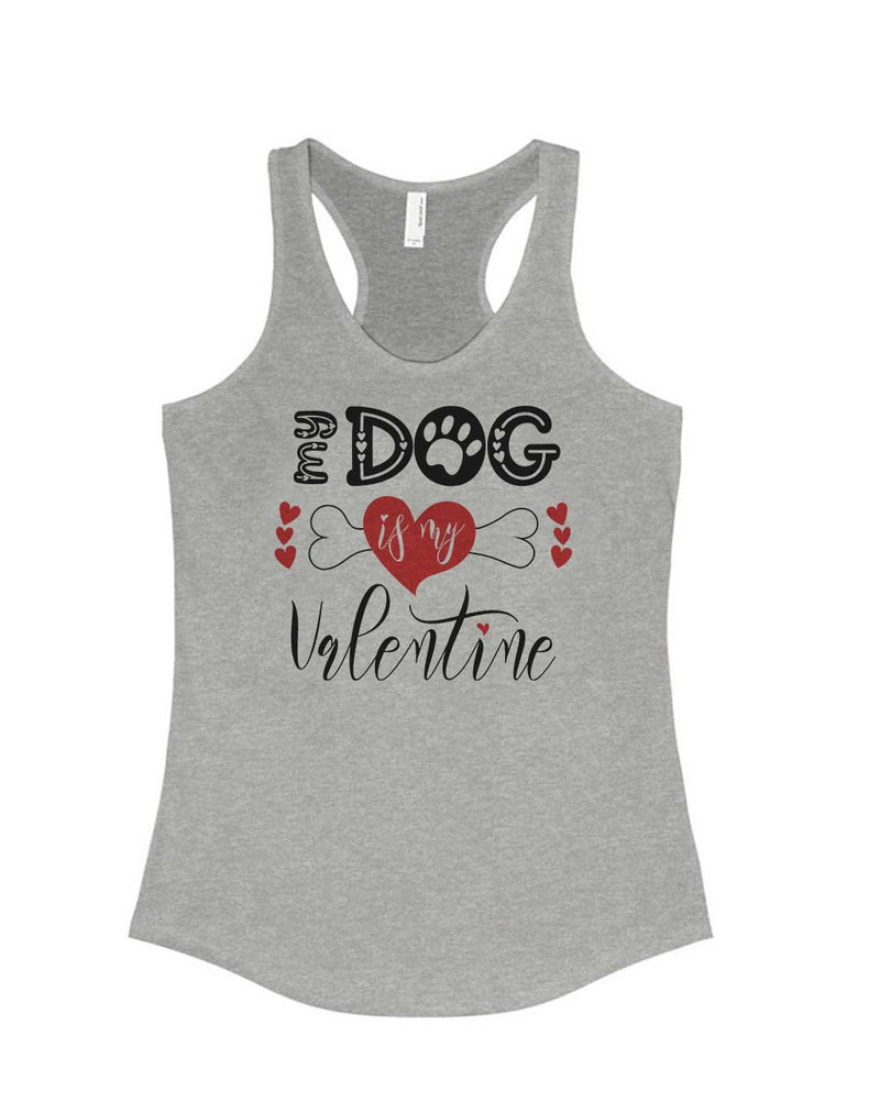 Load image into Gallery viewer, Women&#39;s | My Dog is my Valentine | Ideal Tank Top - Arm The Animals Clothing Co.
