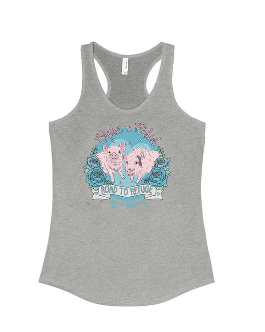 Women's | Piggy Party | Tank Top - Arm The Animals Clothing Co.