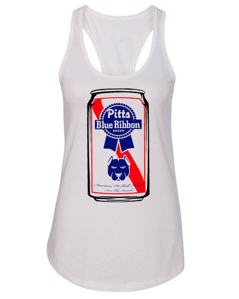Load image into Gallery viewer, Women&#39;s | Pitts Blue Ribbon | Ideal Tank Top - Arm The Animals Clothing Co.
