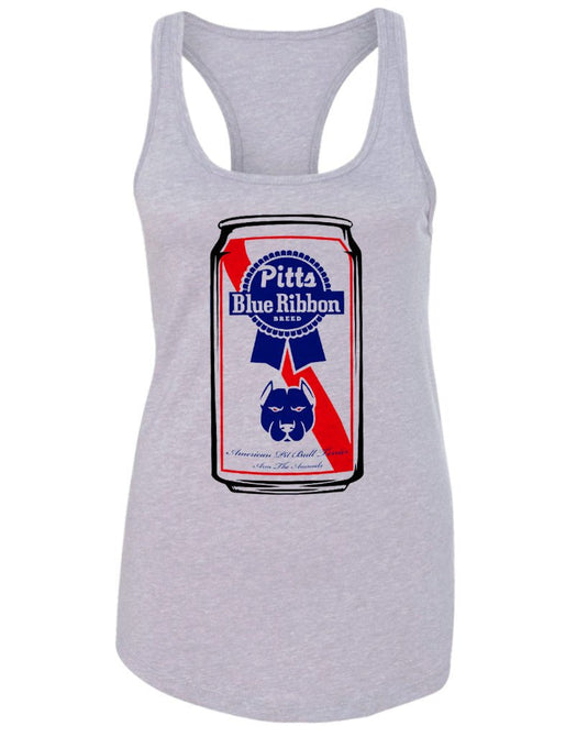 Women's | Pitts Blue Ribbon | Ideal Tank Top - Arm The Animals Clothing Co.