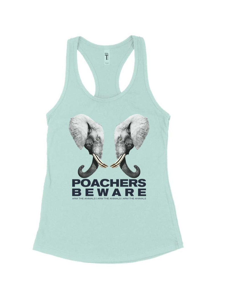 Load image into Gallery viewer, Women&#39;s | Poachers Beware | Ideal Tank Top - Arm The Animals Clothing Co.
