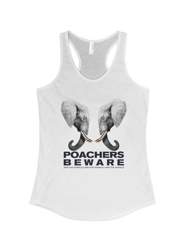 Load image into Gallery viewer, Women&#39;s | Poachers Beware | Ideal Tank Top - Arm The Animals Clothing Co.
