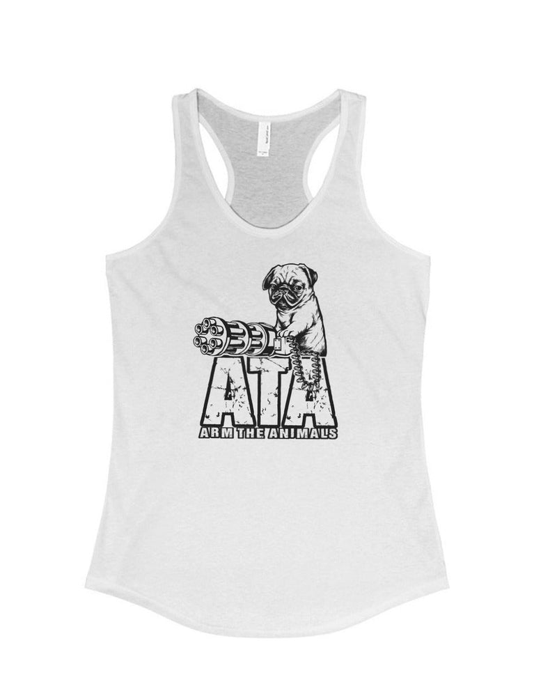 Load image into Gallery viewer, Women&#39;s | Predator Pug | Ideal Tank Top - Arm The Animals Clothing Co.
