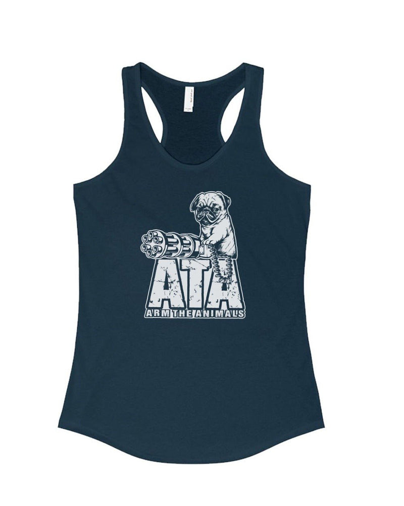 Load image into Gallery viewer, Women&#39;s | Predator Pug | Ideal Tank Top - Arm The Animals Clothing Co.
