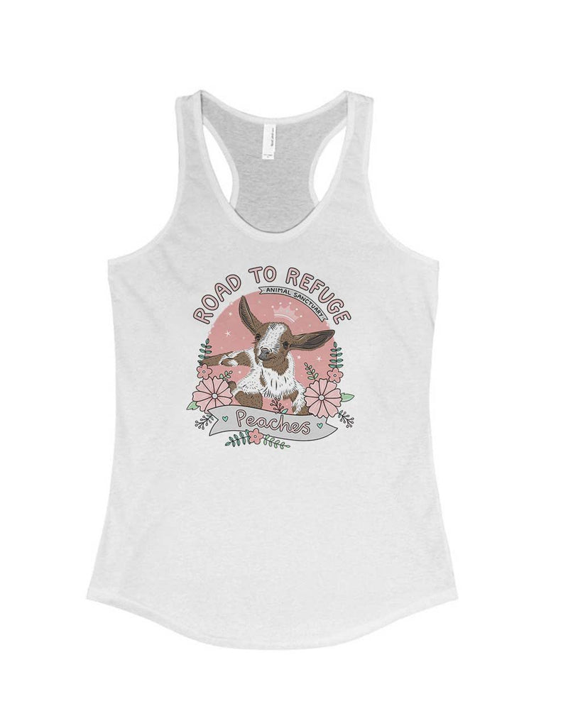 Load image into Gallery viewer, Women&#39;s | Princess Peachy | Tank Top - Arm The Animals Clothing Co.
