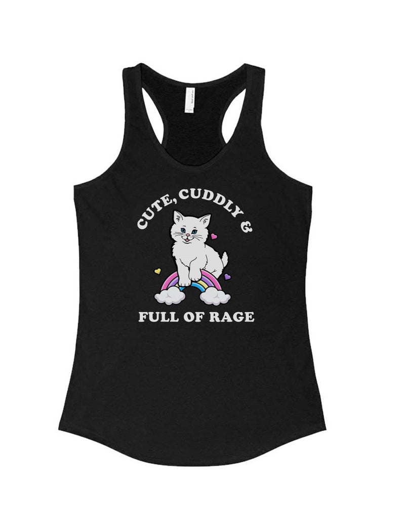 Load image into Gallery viewer, Women&#39;s | Rage Kitty | Ideal Tank Top - Arm The Animals Clothing Co.
