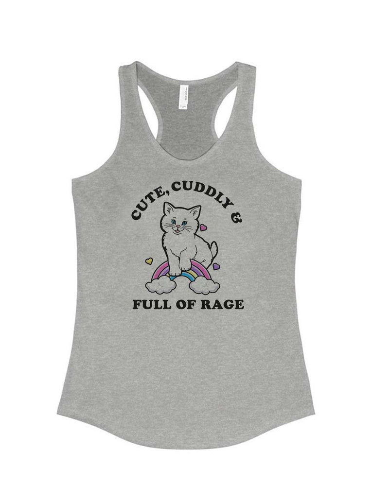 Load image into Gallery viewer, Women&#39;s | Rage Kitty | Ideal Tank Top - Arm The Animals Clothing Co.
