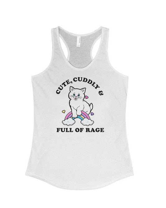 Women's | Rage Kitty | Ideal Tank Top - Arm The Animals Clothing Co.