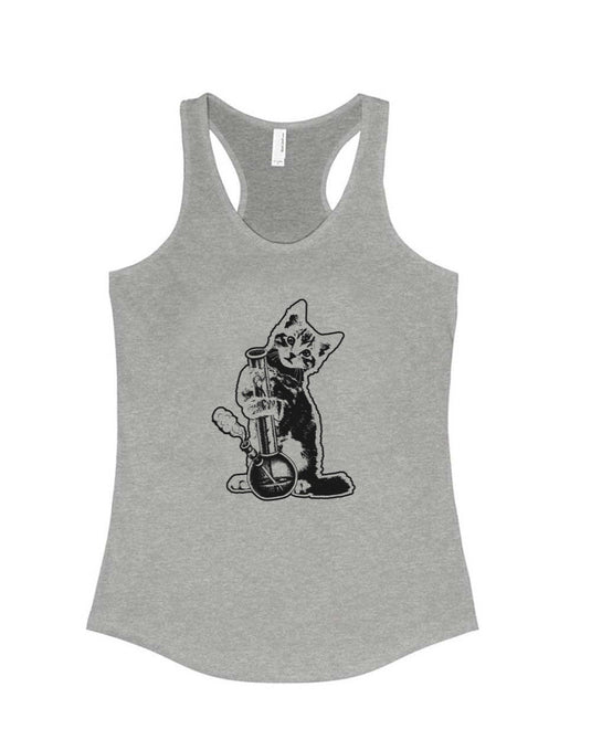 Women's | Reefer Kitty | Ideal Tank Top - Arm The Animals Clothing Co.