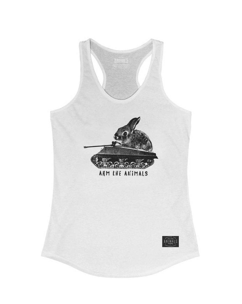 Load image into Gallery viewer, Women&#39;s | Renegade Bunny | Ideal Tank Top - Arm The Animals Clothing LLC
