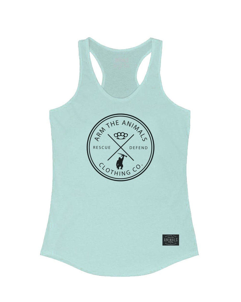 Load image into Gallery viewer, Women&#39;s | Rescue Knuckles | Ideal Tank Top - Arm The Animals Clothing Co.
