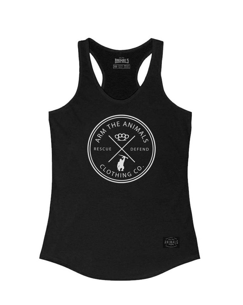 Load image into Gallery viewer, Women&#39;s | Rescue Knuckles | Ideal Tank Top - Arm The Animals Clothing Co.
