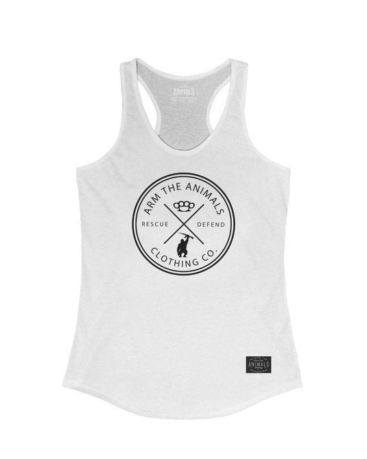 Women's | Rescue Knuckles | Ideal Tank Top - Arm The Animals Clothing Co.