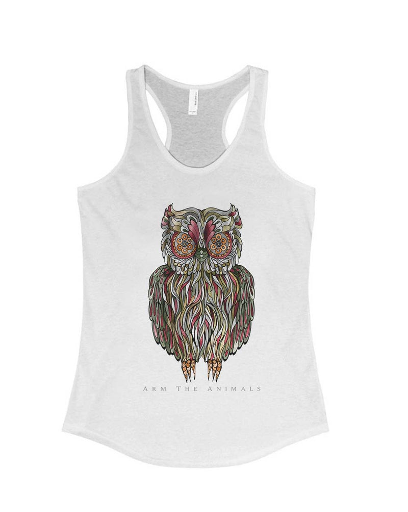 Load image into Gallery viewer, Women&#39;s | Rev-Owl-Ver | Ideal Tank Top - Arm The Animals Clothing Co.
