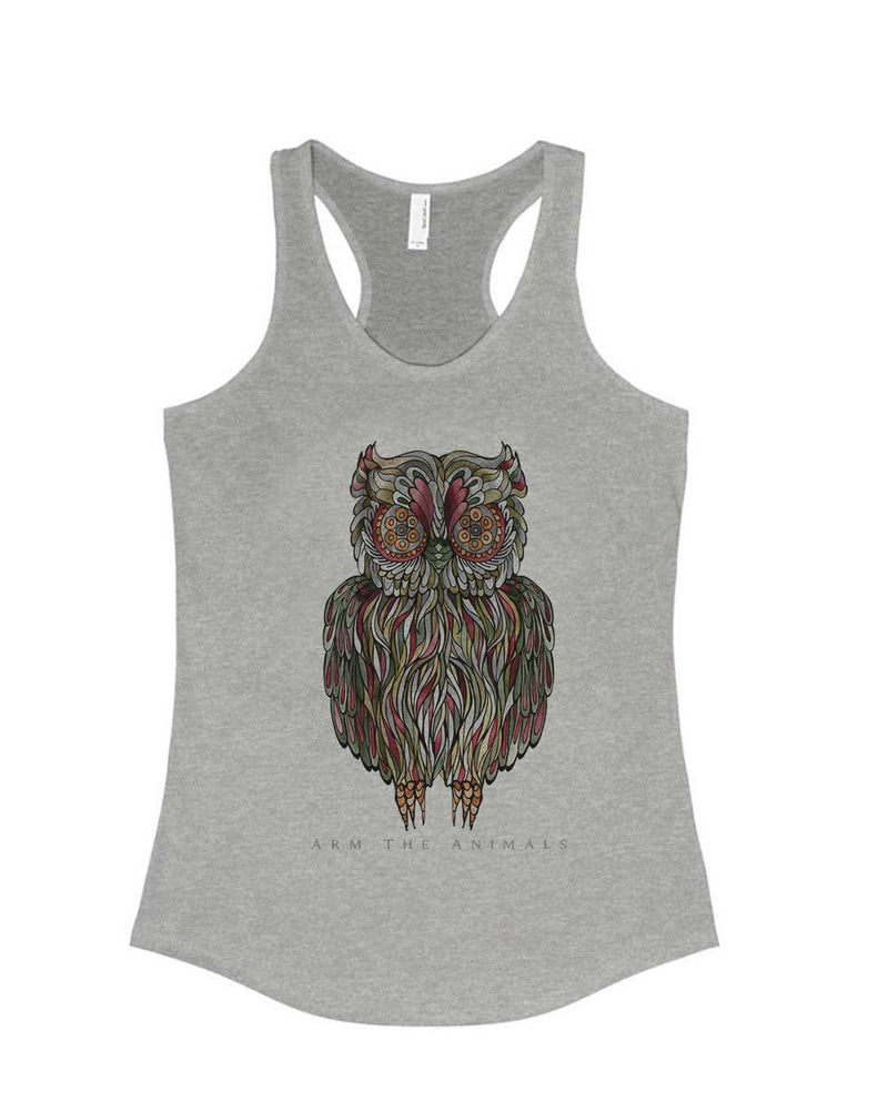 Load image into Gallery viewer, Women&#39;s | Rev-Owl-Ver | Ideal Tank Top - Arm The Animals Clothing Co.
