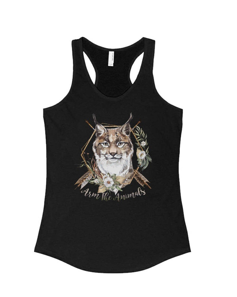 Load image into Gallery viewer, Women&#39;s | Ridgeline Lynx | Ideal Tank Top - Arm The Animals Clothing Co.
