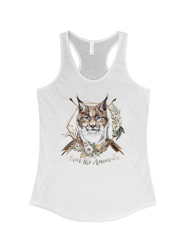 Load image into Gallery viewer, Women&#39;s | Ridgeline Lynx | Ideal Tank Top - Arm The Animals Clothing Co.
