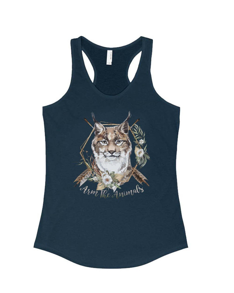 Load image into Gallery viewer, Women&#39;s | Ridgeline Lynx | Ideal Tank Top - Arm The Animals Clothing Co.
