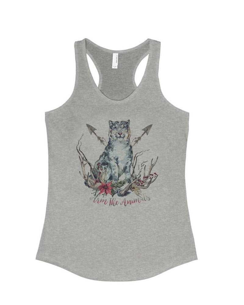 Load image into Gallery viewer, Women&#39;s | Ridgeline Snow Leopard | Ideal Tank Top - Arm The Animals Clothing Co.
