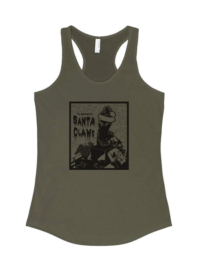 Load image into Gallery viewer, Women&#39;s | Santa Claws | Ideal Tank Top - Arm The Animals Clothing LLC
