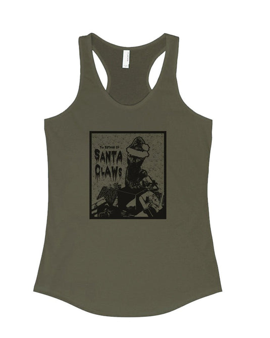 Women's | Santa Claws | Ideal Tank Top - Arm The Animals Clothing LLC