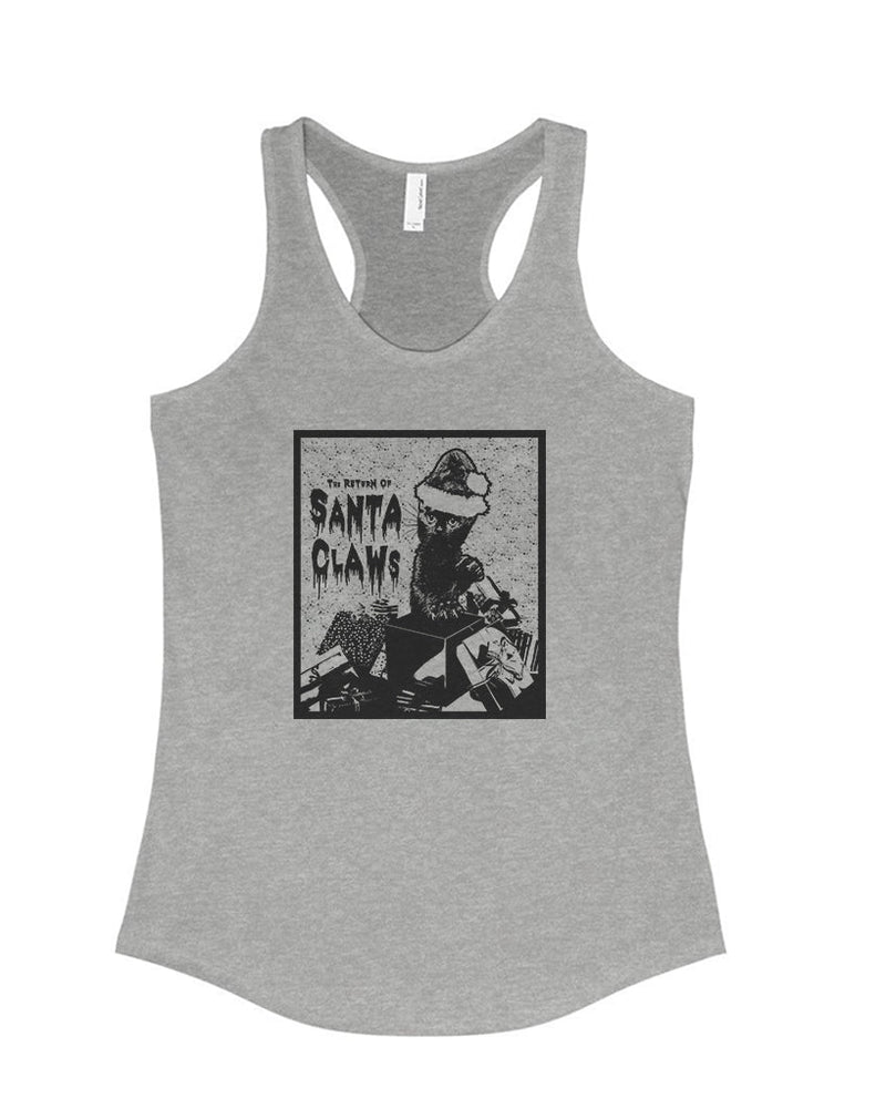 Load image into Gallery viewer, Women&#39;s | Santa Claws | Ideal Tank Top - Arm The Animals Clothing LLC
