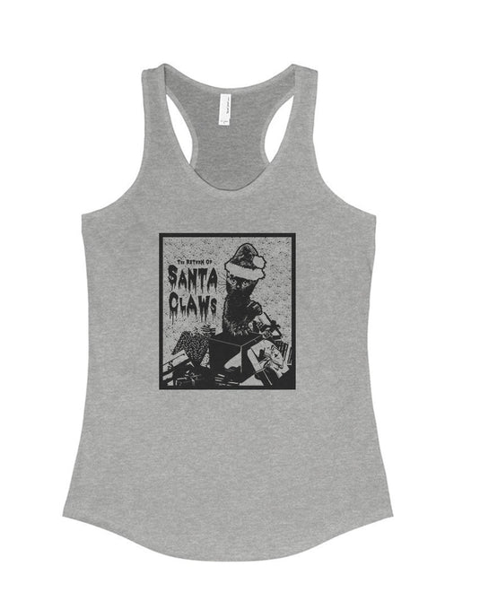 Women's | Santa Claws | Ideal Tank Top - Arm The Animals Clothing LLC