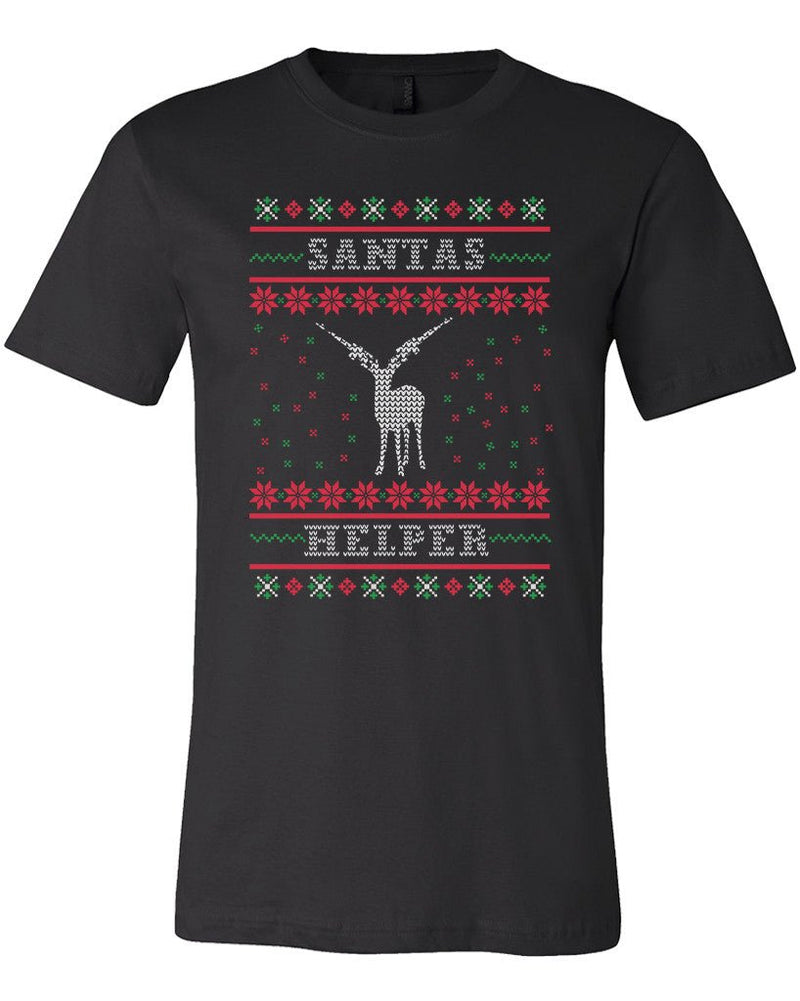 Load image into Gallery viewer, Women&#39;s | Santa&#39;s Helper | Oversized Tee - Arm The Animals Clothing LLC
