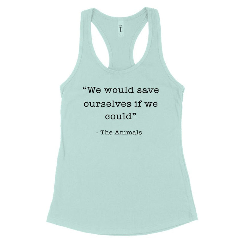 Load image into Gallery viewer, Women&#39;s | Save Ourselves | Ideal Tank Top - Arm The Animals Clothing Co.
