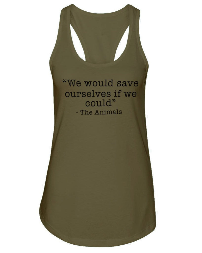 Load image into Gallery viewer, Women&#39;s | Save Ourselves | Ideal Tank Top - Arm The Animals Clothing Co.
