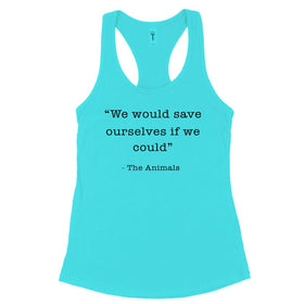 Women's | Save Ourselves | Ideal Tank Top - Arm The Animals Clothing Co.