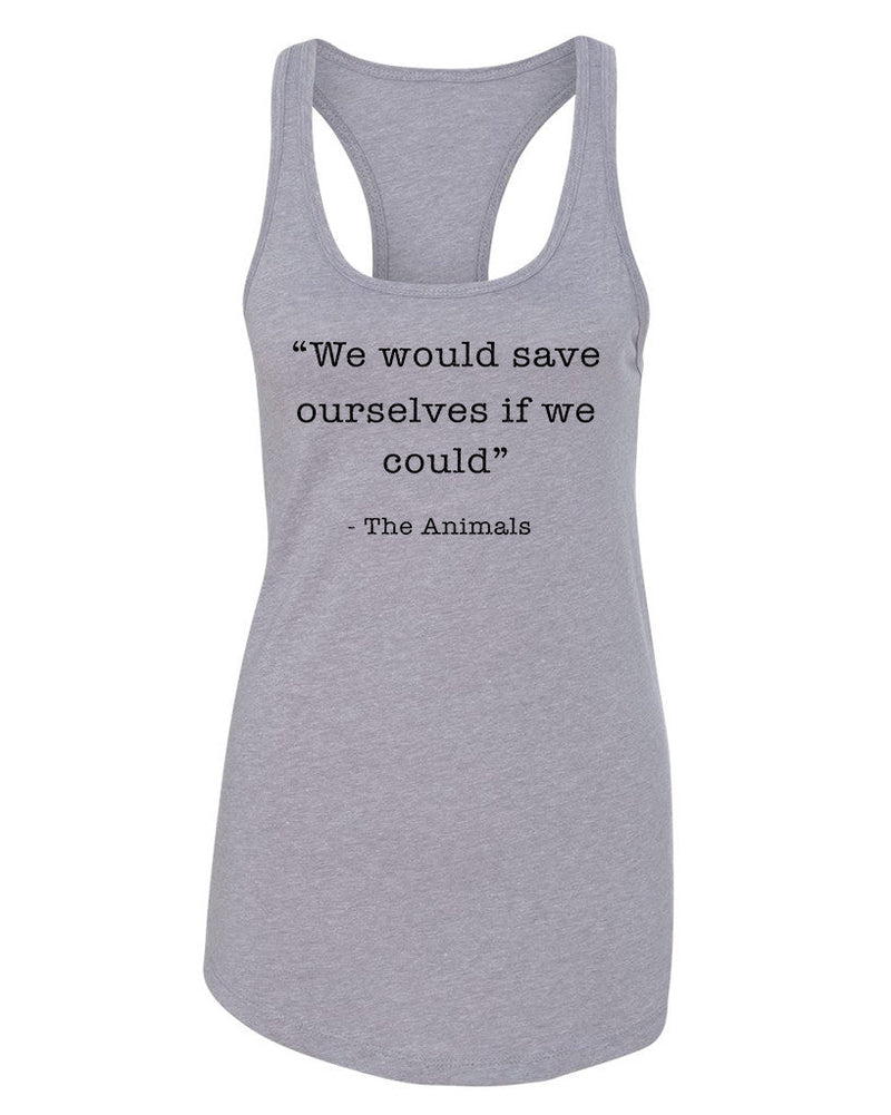 Load image into Gallery viewer, Women&#39;s | Save Ourselves | Ideal Tank Top - Arm The Animals Clothing Co.
